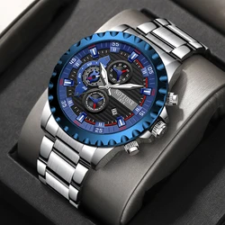 NOTIONR Top Brand Luxury New Men Watch Quartz Man Watches Waterproof Luminous Watch for Men Date Sport Wristwatch