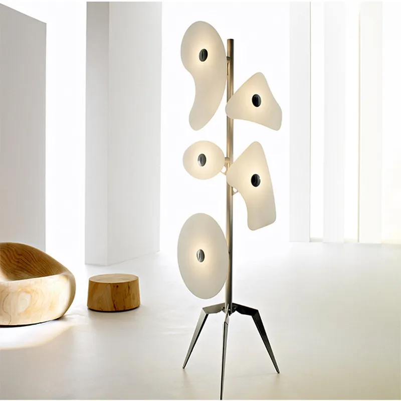 Imagem -05 - Creative Foscarini Orbital Floor Lamp Living Room Corner Arte de Cabeceira Acrílico Sombra pé Lâmpada Designer Quarto