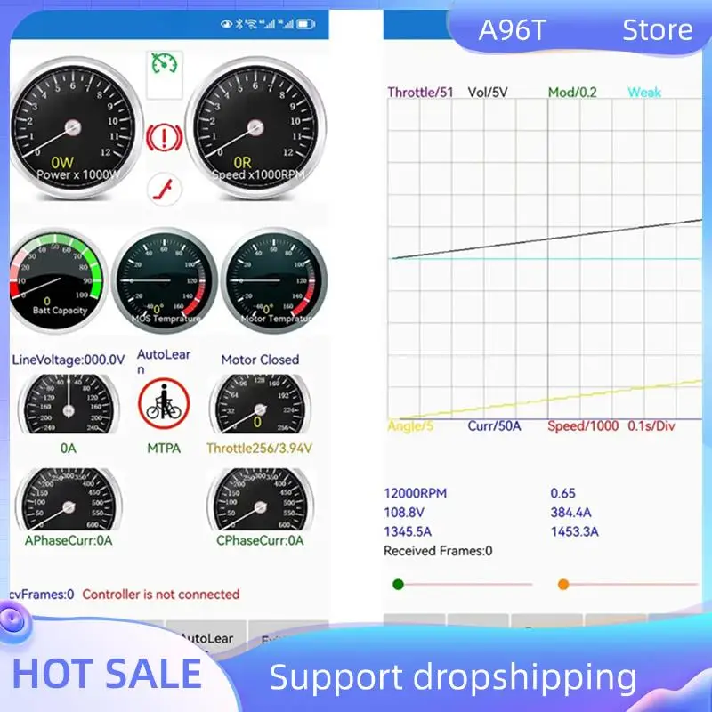 

A96T 3X для контроллера Nanjing Fardriver, адаптер Bluetooth, модуль BT для ND72240 72260 72360 72680, мобильное управление