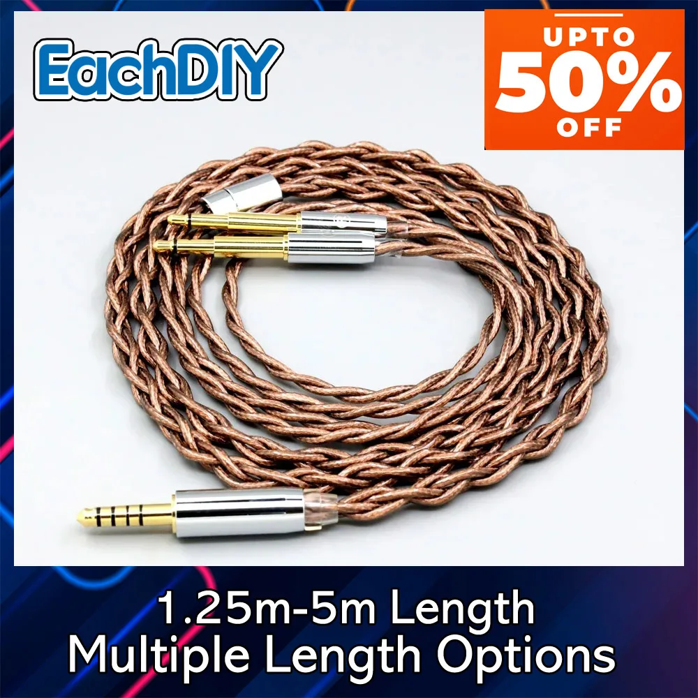 99% 24k الذهب 7n الفضة النقية الجرافين درع سماعة كابل للصوت النهائي D8000 AFDS pro Design Pandora Hope vi Yamaha 8531