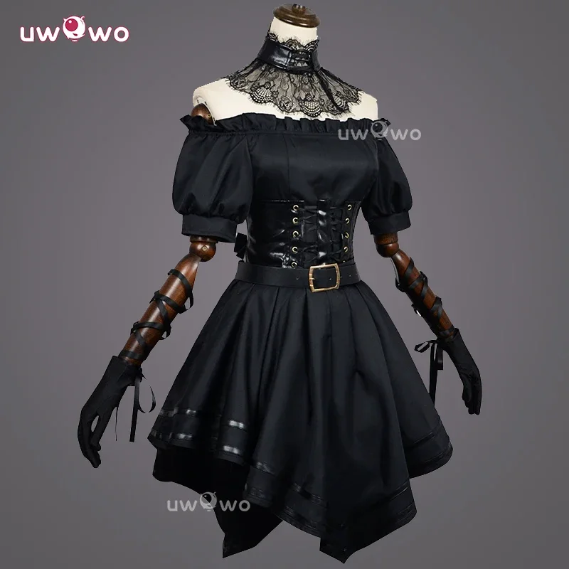 فستان Grok Partner Ani Cosplay الذكي AI Virtual Girlfriend Gothic Girl Dress Virtual Partner Cosplay