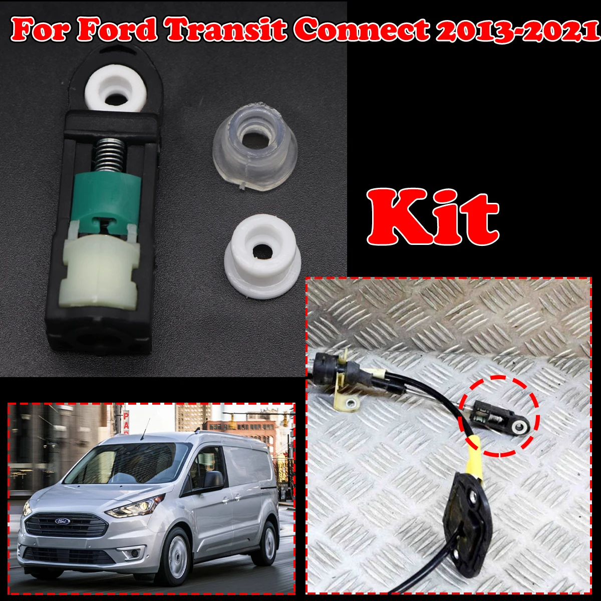

Shift Cable Bushing kit For Ford Transit Connect 13-21Connect Automatic Transmission Linkage Rod End Repair Grommet Replacement