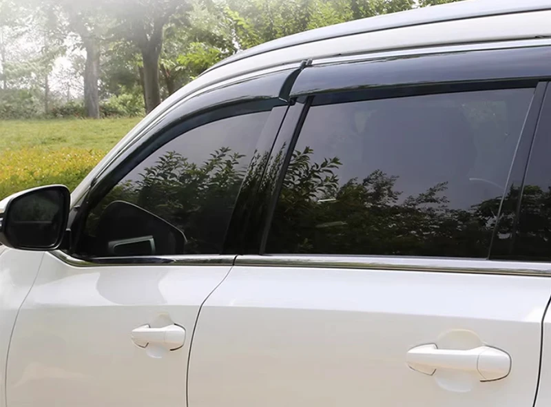 4pcs For Kia Sorento UM 2009-2020 Plastic Exterior Visor Vent Shades Window Sun Rain Guard Deflector