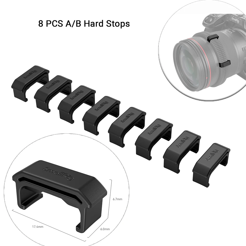 SMALLRIG 360° Naadloze Focus Gear Ring 78-80mm – Compatibel Met Follow Focus Systemen, 0.8 Mod, Voor DSLR En Videocamera's (3295)