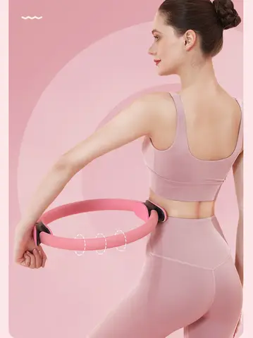 Yoga Fitness Pilatesring Yogaring Öppen Ryggring Magisk Ring Bäckenbottenmuskelträning Yogatillbehör Pilatesring 8 best sales gymringar - №6