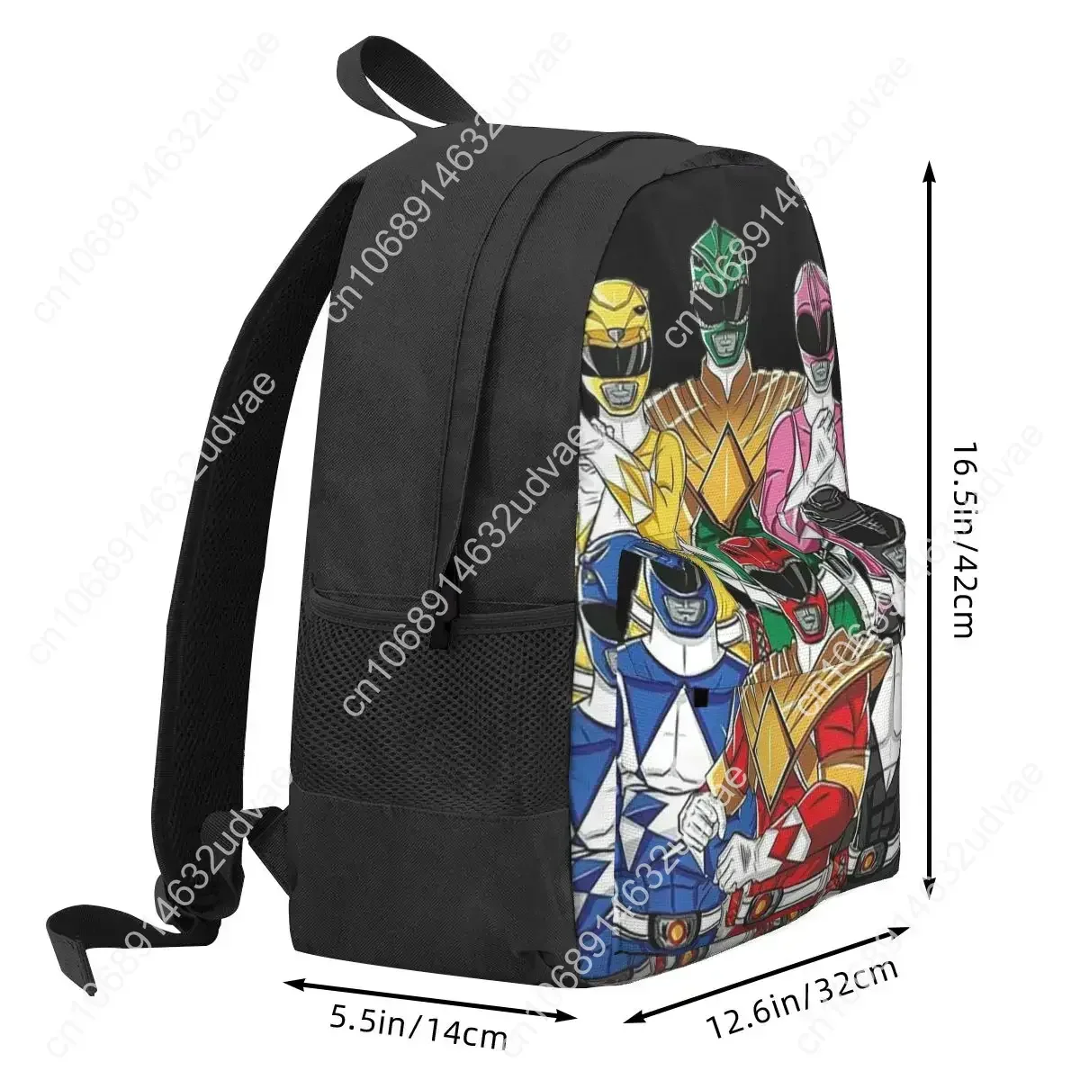 Mighty Morphin Power Ranger Backpacks Boys Girls Bookbag Children School Bags Cartoon Kids Rucksack Travel Rucksack Shoulder Bag