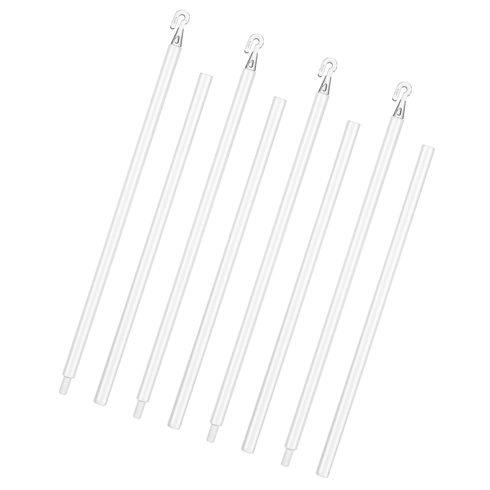 

4Sets Window Blind Wand 24 Inch Plastic Vertical Blinds Replacement Rod Curtain Tilt Rod Accessories Window Blind Wand