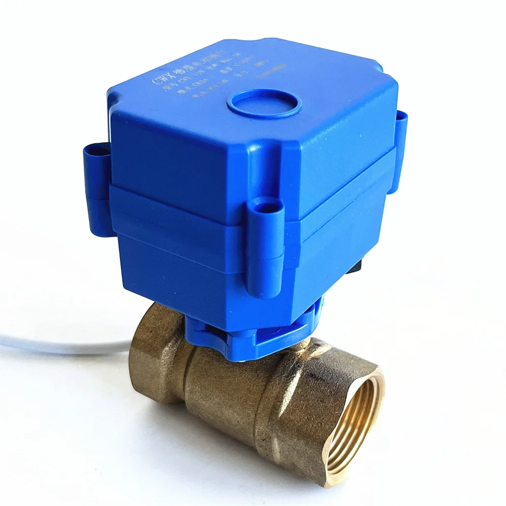 Hot Sale Brass Ball Valve Electric Ball valve DN15 DN20 DN25 DC5V 12V 24V AC220V Motorized ball valve Two Way