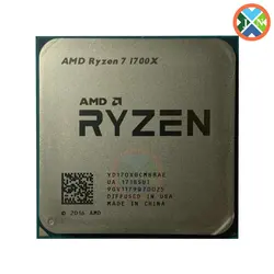 AMD Ryzen 7 1700X R7 1700X 3.4 GHz Eight-Core CPU Processor YD170XBCM88AE Socket AM4