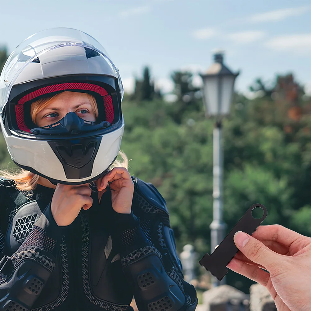 

4pcs Ring Lock Universal Motorcycle Strap Ring Lock Extension Anti-Theft Bracket For Motorcycles Durable Iron