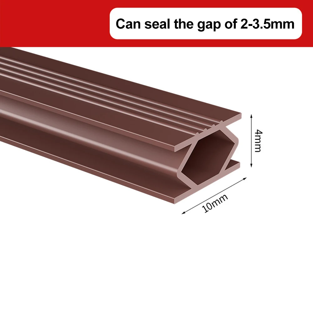 Door Bottom Seal Strip Rubber Weatherstrip Under Door Draft Stopper Anti-Cold Dust-Proof Gap Blocker Sealing Strips