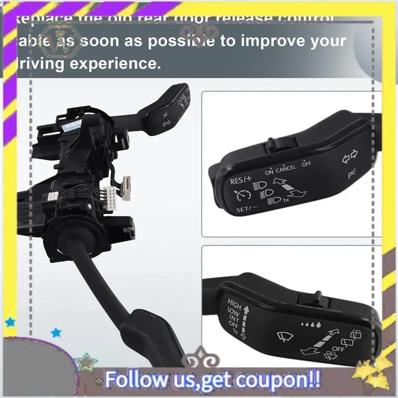 

L38A-3Q0953521DP 5Q0953502P Автомобильный ПЕРЕКЛЮЧАТЕЛЬ УПРАВЛЕНИЯ СИГНАЛА Для VW Skoda