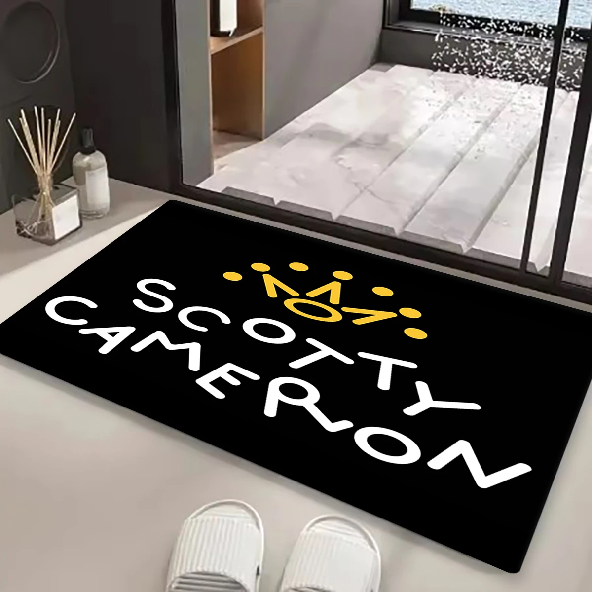 S-Scotty C-Camerons Printed Carpet Non-slip Multi Function carpet Living Room Rugs Entrance Floor mat Home Kitchen Hallway Decor