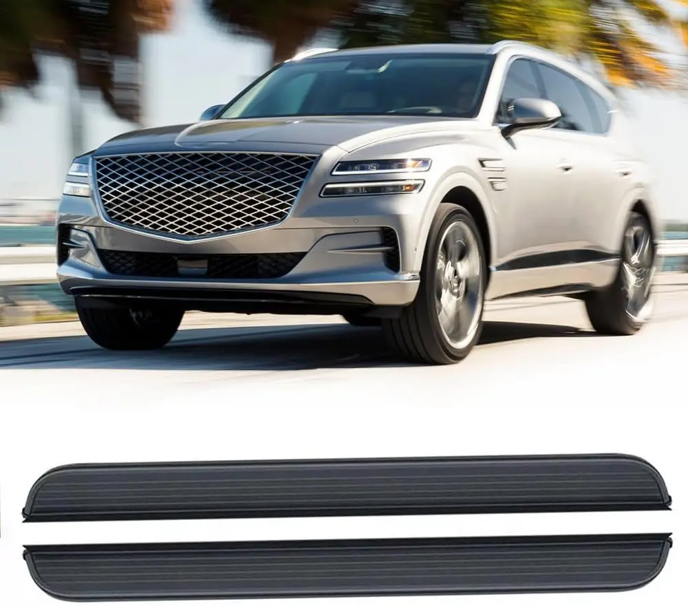 

Fixed Running Boards Side Steps Foot Protector Peal Nerf Bar Accessories with Brackets Fits for Genesis GV80 JX1 2021-2025