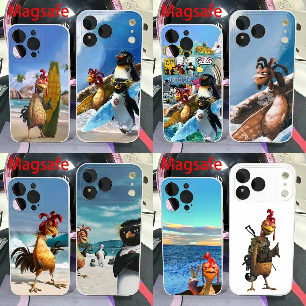 

Chicken J-Joe Surf Phone Case For iPhone 14,16,15,11,13,17,12,Air,Mini,Plus,E,Pro,Max Magnetic Magsafe Frosted Cover