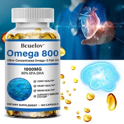 Omega Fish Oil Dietary Supplement - Rich in EPA and DHA - 1000 Mg Per Serving for Joints, Brain, Heart and Immune System