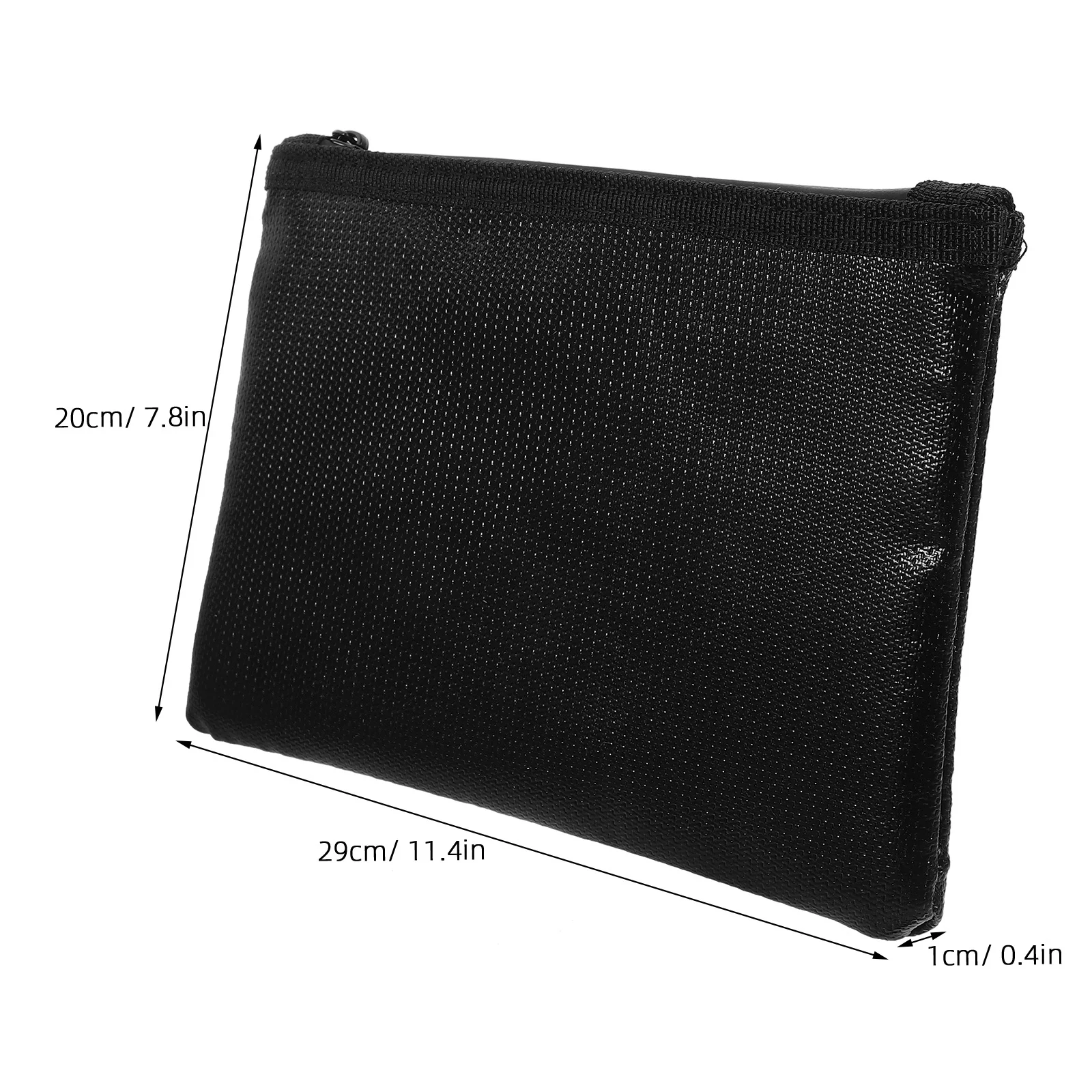 1pc Fireproof File Bag Liquid Silicone Fiberglass Wear Resistant Portable Document Organizer For Office Student