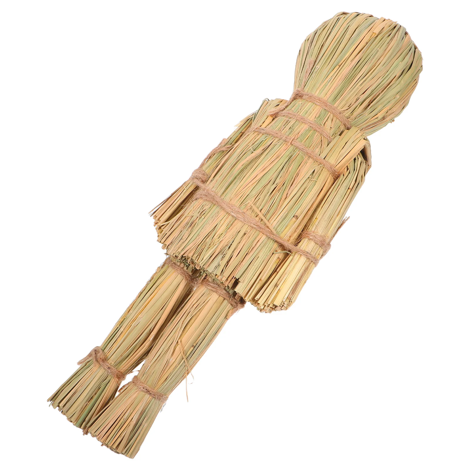 

Fall Straw Scarecrow Decoration Handcrafted Rustic Autumn Colors for Garden Yard Porch Halloween Thanksgiving Outdoor Decor