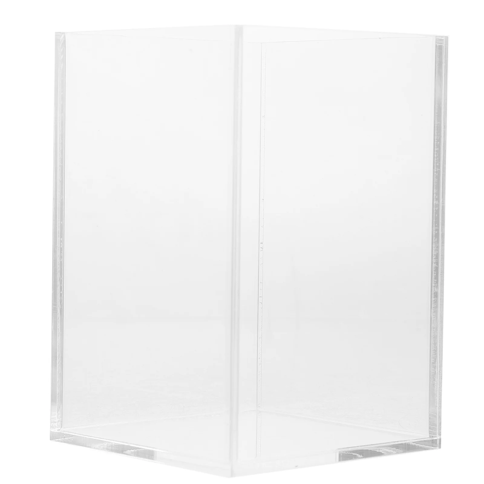 2 stuks acryl pen organizer desktop briefpapier houder make-up borstel opslag container potlood houder bureau organizer
