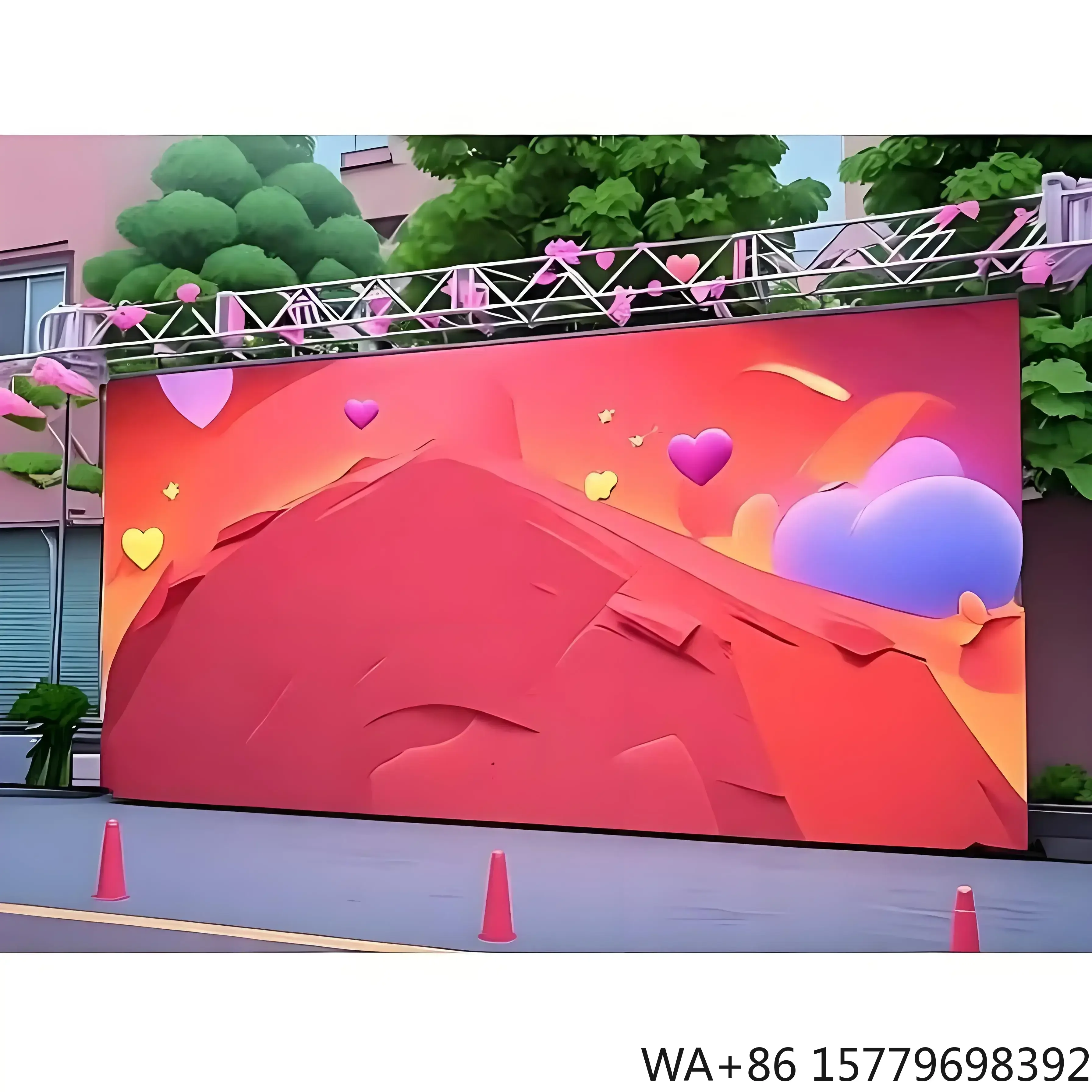 

Outdoor P3.91 LED Display Durable for Festivals & Music Events Easy Installation Low Maintenance
