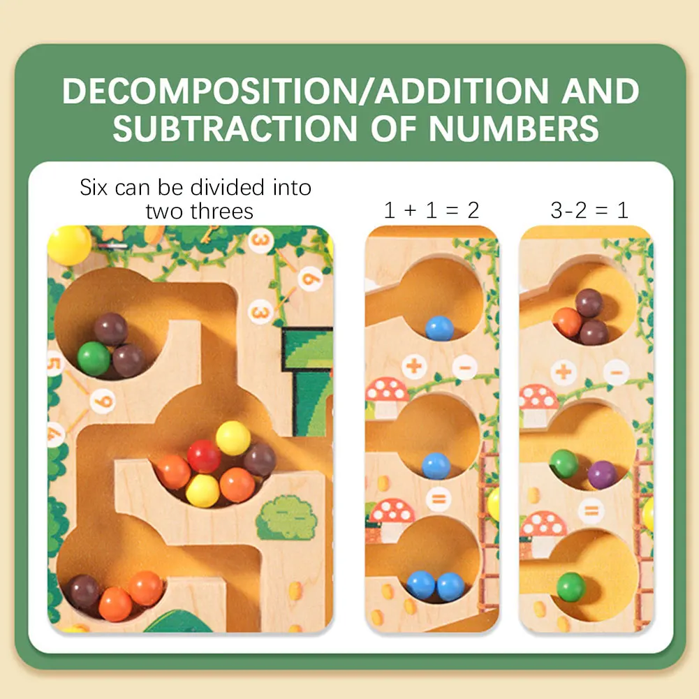 몬테소리 미로 퍼즐 장난감, 재미있는 어린이 조기 교육 장난감, 방과 후 프로그램