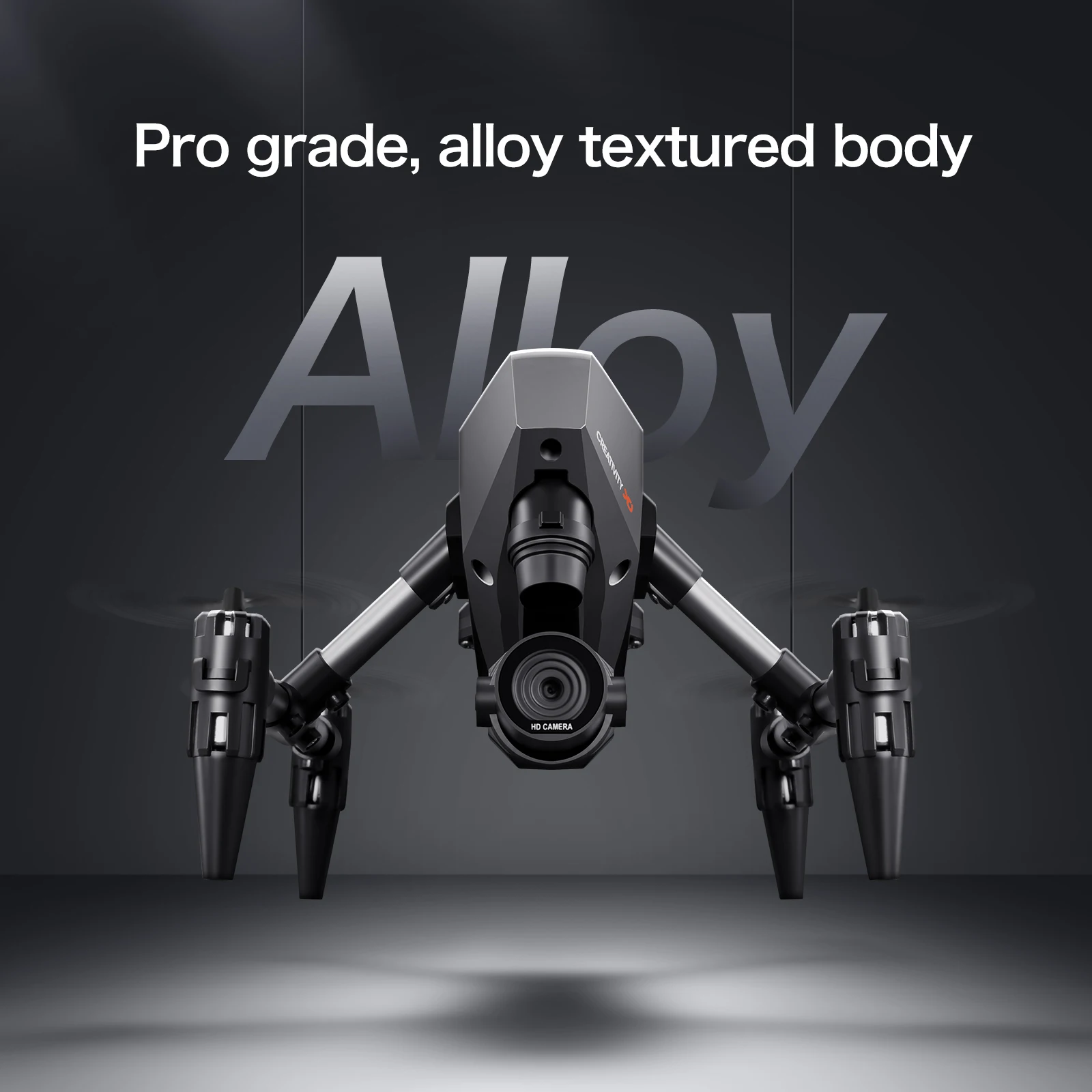 LSRC XD1 pro Mini Drone WIFI Dual Camera 4K/8K Optical Flow Positioning Alloy Anti-Drop Quadcopter with Remote Control RC Toy Gi