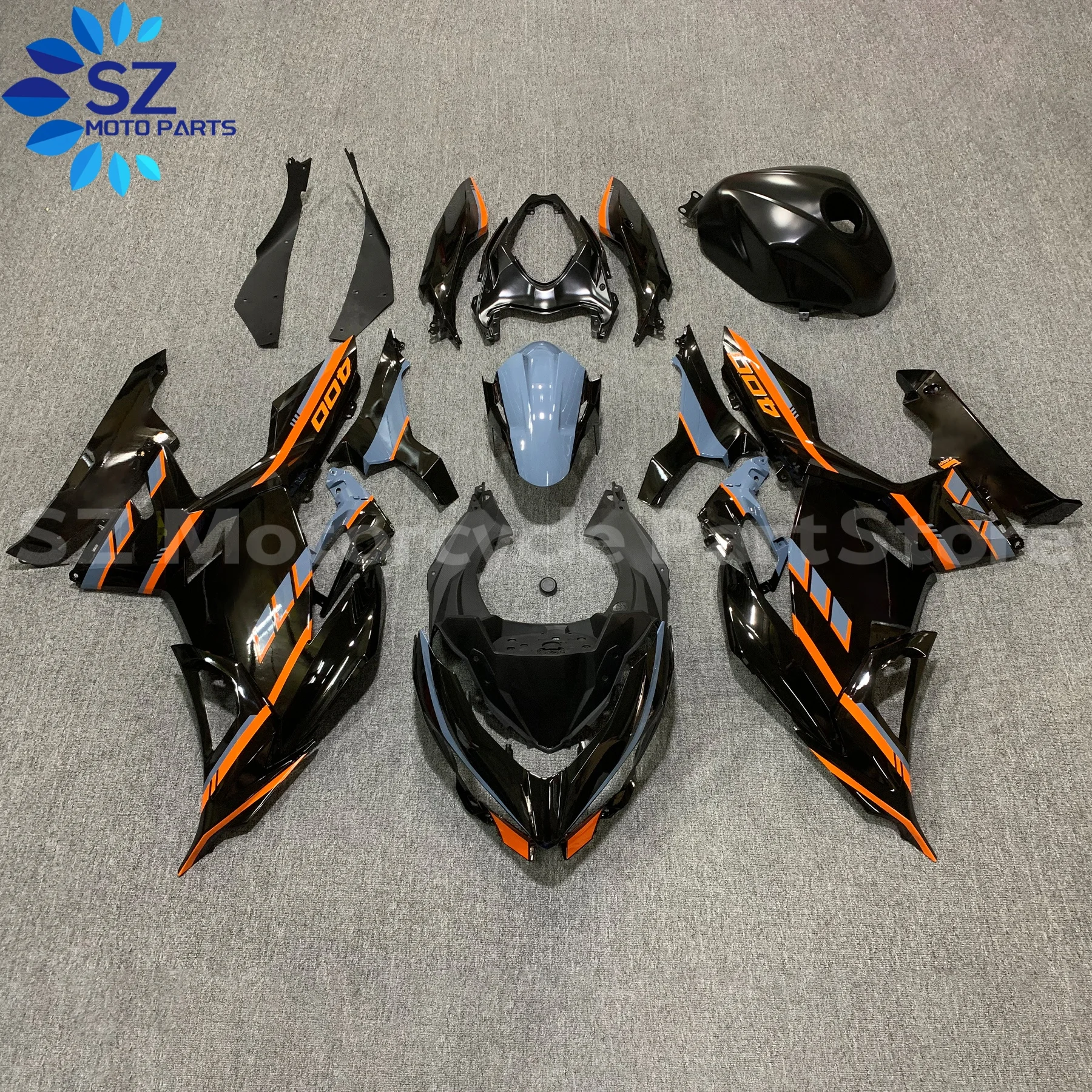 

Motorcycle fairing fit for Ninja 400 18 19 20 21 22 23 24 ZX400 EX400 2018 2019 2020 2021 2022 2023 2024 Fairing