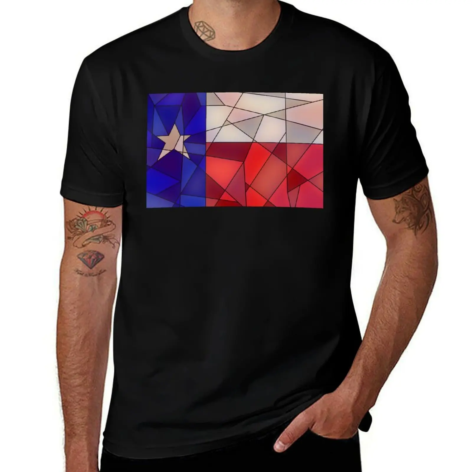 

Abstract Texans T-Shirt man t shirts graphic cotton t shirt pack graphic t shirts for man T-shirt