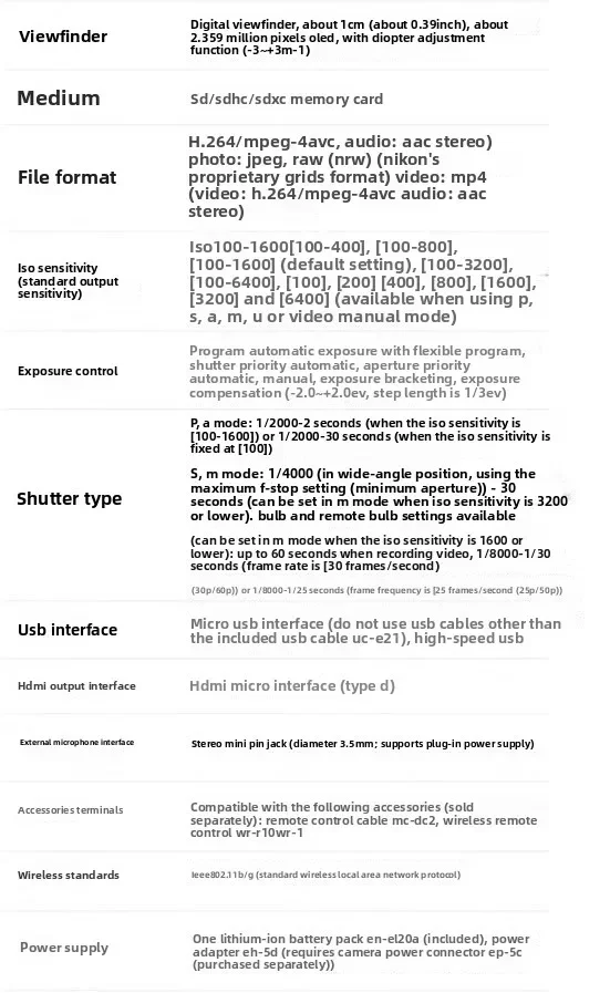 COOLPIX P950 Digitalkamera, Telefoto, großer Zoom