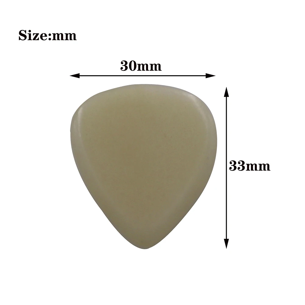 Electric Guitar Pick Natural Bovine Bone Guitar Pick Plectrums Playing Training Tools for Bass Acoustic Electric Guitar