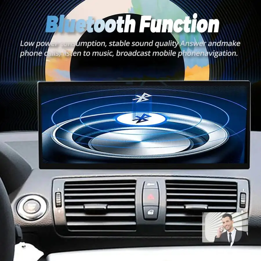 Dual System Wireless CarPlay Car Radio GPS Screen For BMW 1 3 5 7 Series X1 X3 X5 Z4 15.8inch Android 15 AHD Navi Stereo 4G WIFI