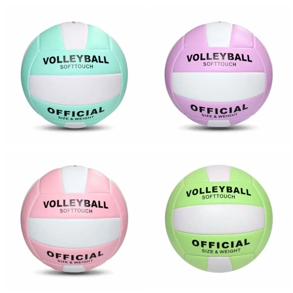

Sport Training Size 5 Volleyball Fine Stitching Soft Touch Outdoor Beach Volleyball Indoor Practice PVC Material