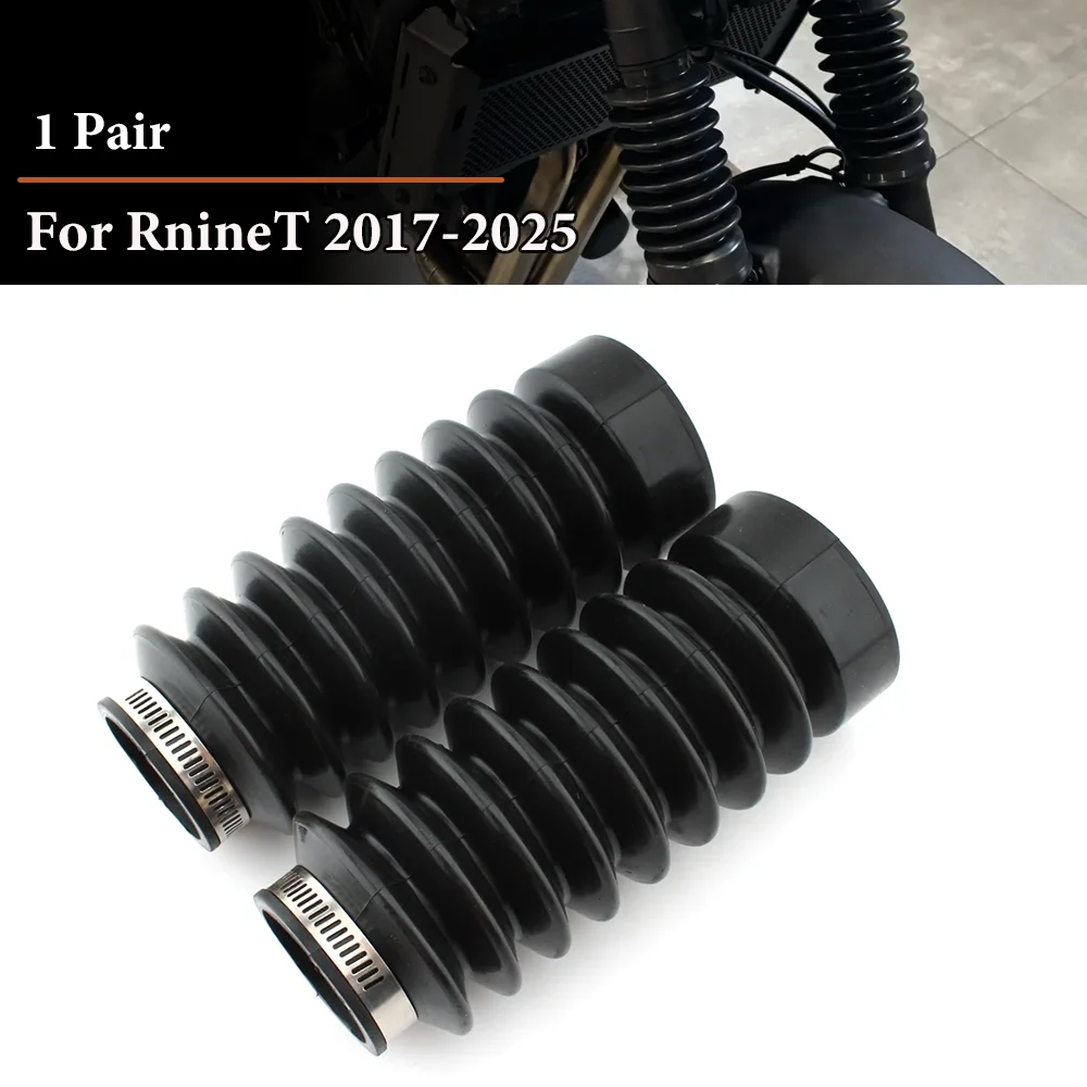 

Motorcycle Front Fork Boots Shock Protector Dust Gaiters Cover For BMW RnineT 2017-2025 R nine T Pure Racer Scrambler Urban G/S
