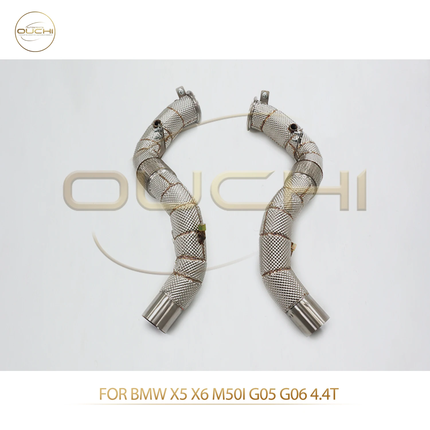 

OUCHI Factory Direct Sales Downpipe for BMW X5 X6 M50i G05 G06 4.4T SS304 Good Heat Disspation Exhaust Easy Installation