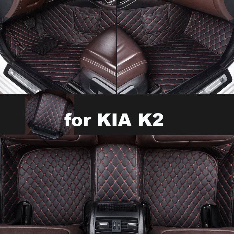 

Autohome Car Floor Mats For KIA K2 2011-2016 Year Upgraded Version Foot Coche Accessories Carpetscustomized