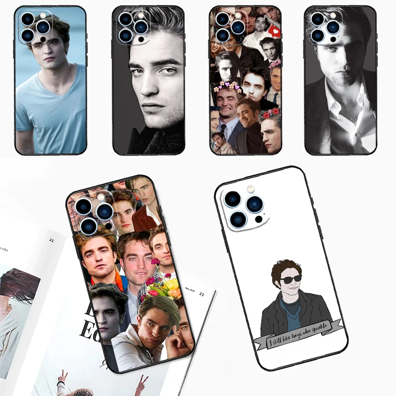 Robert Pattinson Case For iPhone 15 16 14 13 12 11 Pro Max Mini Cover X XR XS 8 7 14 15 16 Plus Accessories