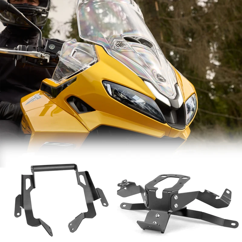 Для 2025 Tiger Sport 800, неразрушающая установка сразу улучшает встряхивание оригинальной приборной панели автомобиля.