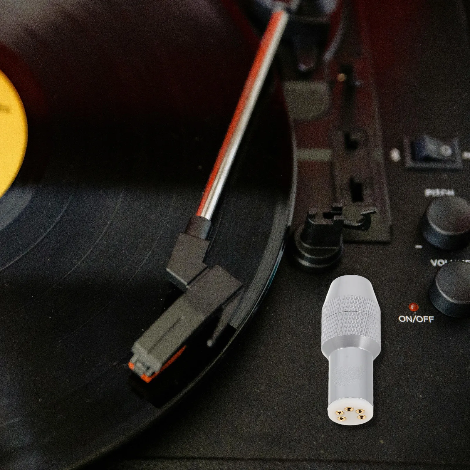 5-Pin Tonearm Headshell Connector Adapter for Turntable Cartridge Mount, 9.5mm Vinyl Record Player Repair Part
