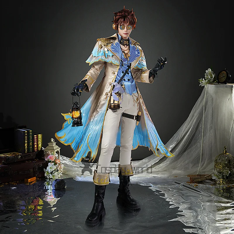 

Mercenary Identity Ⅴ Cosplay Costume Adult Uniform Wig Anime Halloween Costumes Men Game Character Outfit