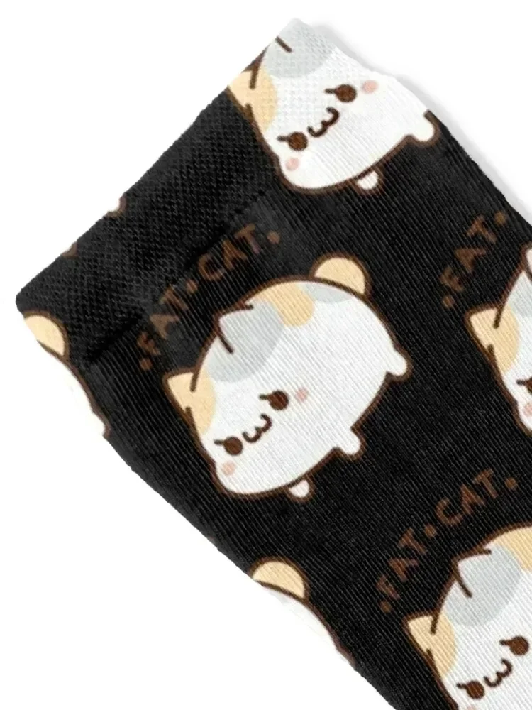 Fat Cat Classic . Socks hip hop kids hockey funny sock Socks For Man Women's