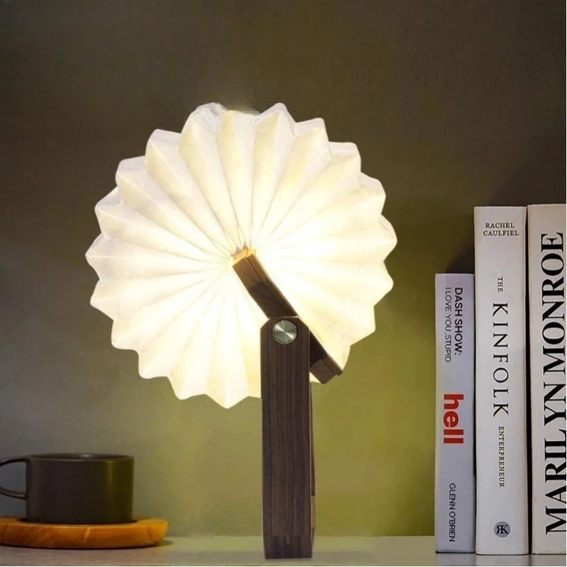 

Creative gift lantern retractable origami book light can hang night light