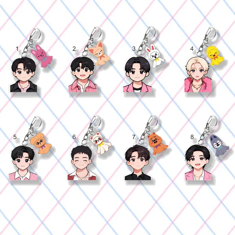 

Новые товары KPOP Stray Kids включают Felix, Hyun Jin, музыкальные альбомы Han, подвески DOIT, сумки, брелки.