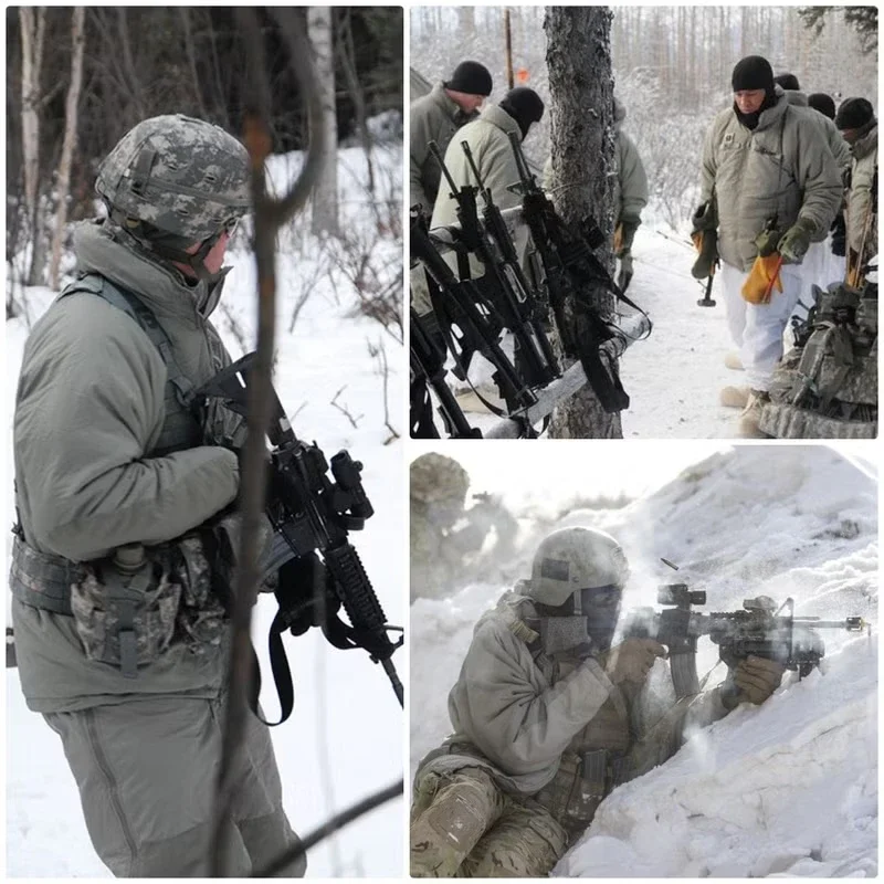 US Army ECWCS Gen3 Level 7 Extreme Cold Weather Parka Military Gray 2025 Puffer Hooded Waterproof Tactical Winter Jacket For Men