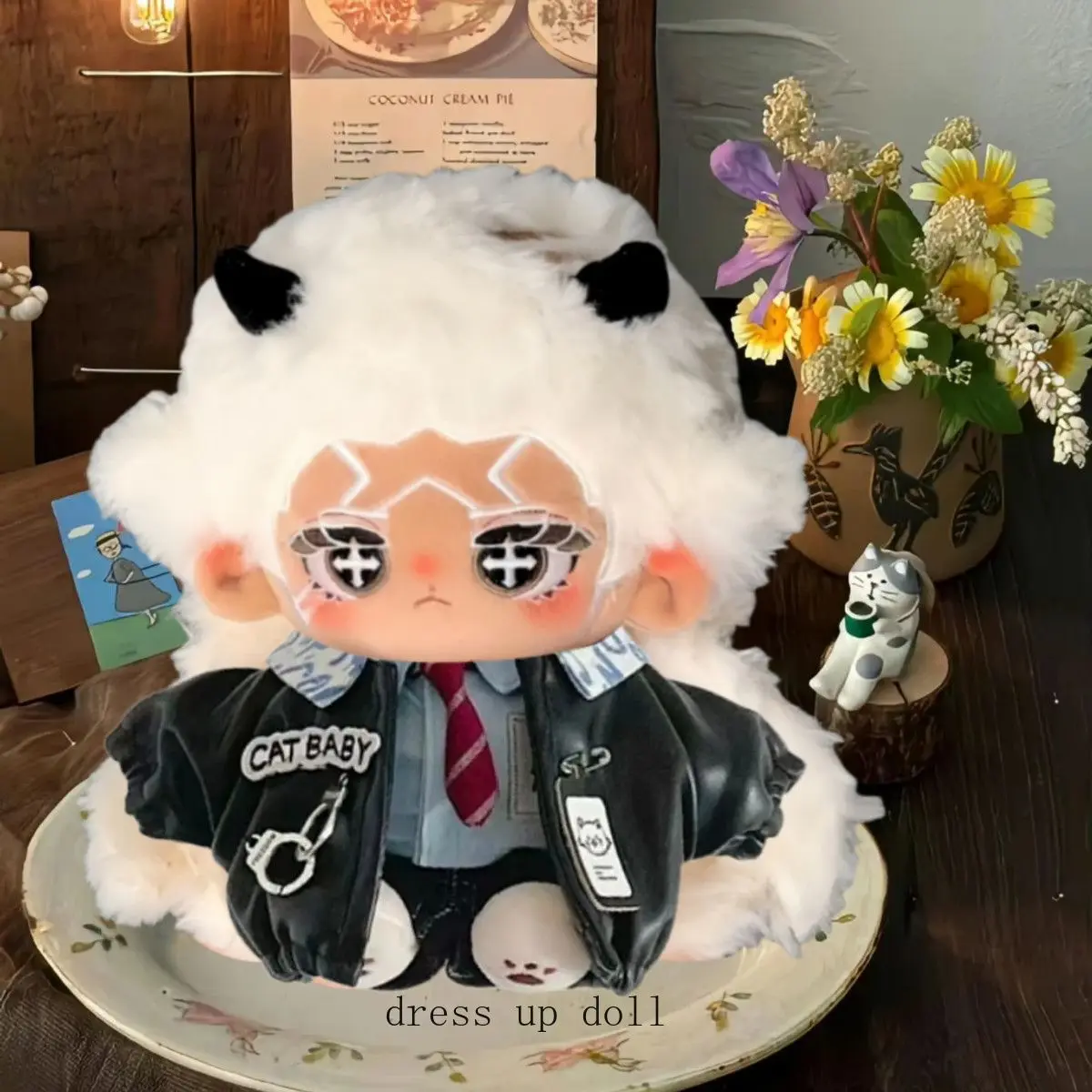 

Anime Kawaii Enrico Pucci 20CM Plushies Doll Mascot Clothes Dress Up Figures Stuffed Plush Toy Pillow Cosplay Girl Gift