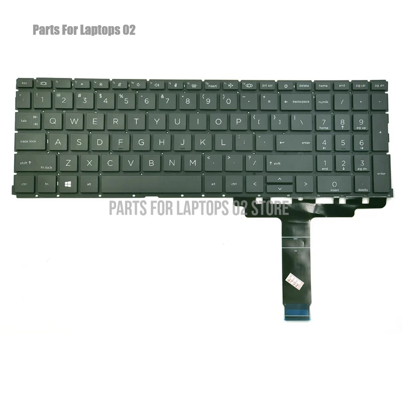 PP New For HP ZBook Power G7 ZBook Power G8 Mobile Workstation Laptop Keyboard US Black With Backlit