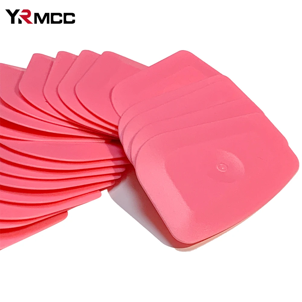 

100PCS Pink Squeegee Scraper Window Tints Tools Home Office Wrapping Tool Set Car Stickers Vinyl Tools Pink for Car Accessories