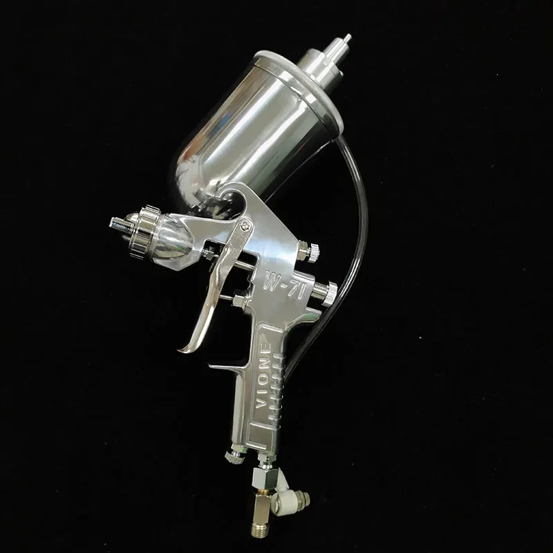 Vione  High Atomization Pneumatic Spray Gun W77A Gravity Spray Gun Herramientas neumat W-77A  Agitator Spray Gun With Mixing Cup