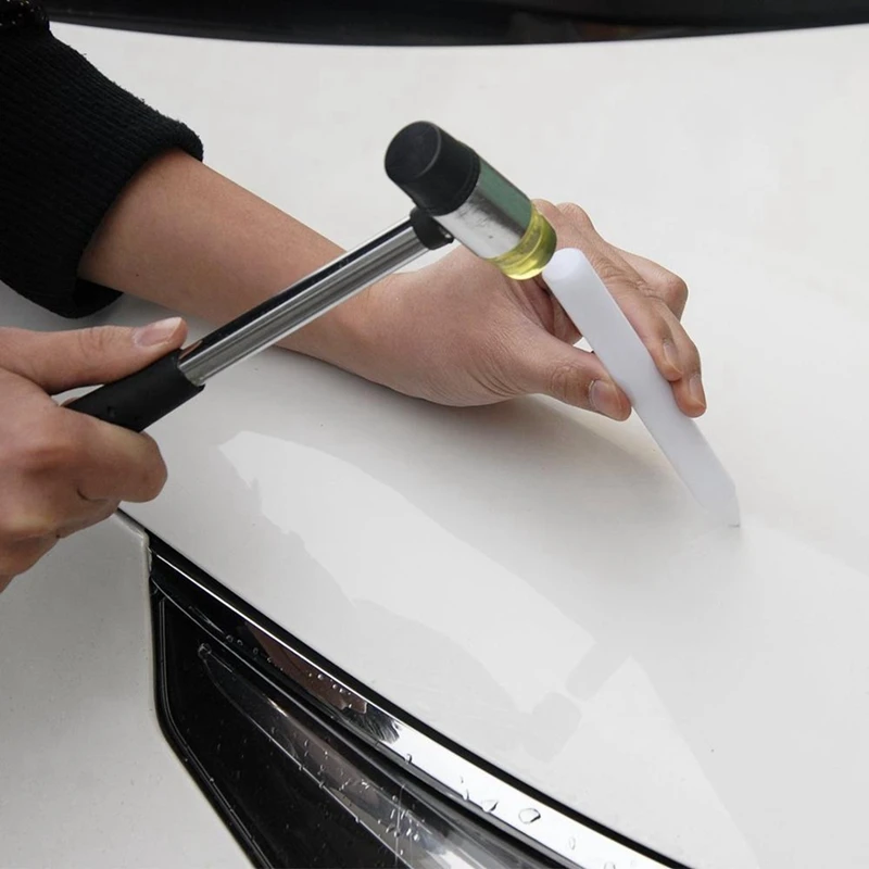 WISH PDR Dent Removal Auto Repair Tool Car Dent Repair Kit White Nylon Pen Tap Down Pen Knock Down Tools 5 Pcs/Set