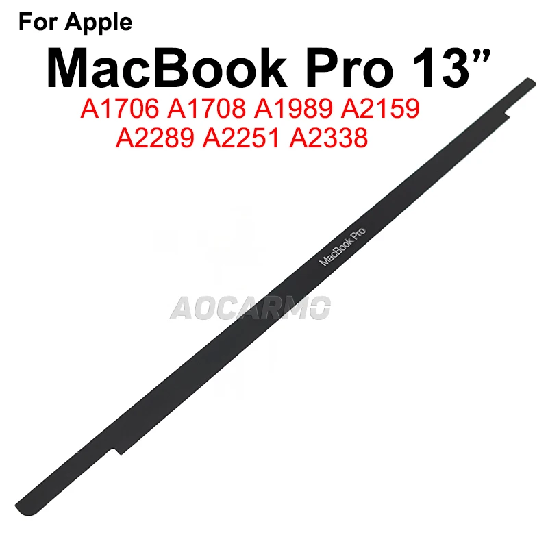Aocarmo Do Macbook Pro 13'' A1706 A1708 A1989 A2159 A2251 A2289 A2338 Air A1932 A2337 Ramka Ekranu LCD Przednia Obudowa z Logo z Tworzywa Sztucznego — zdjęcie produktu 3