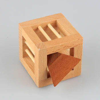 Giocattoli classici di sblocco in legno Kong Ming Lock Lu Ban Lock IQ rompicapo gioco decomprimere giocattoli educativi per adulti regali per bambini